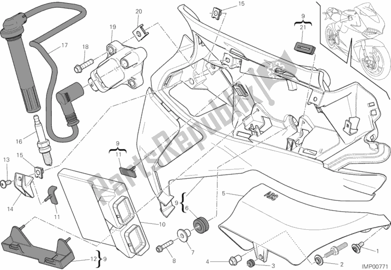 Toutes les pièces pour le Unité De Contrôle du Ducati Superbike 1199 Panigale S ABS USA 2012